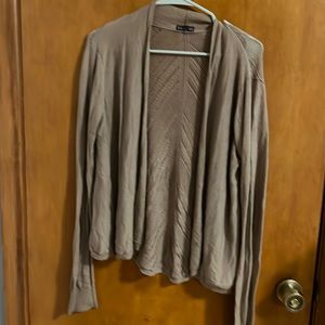 Khaki color cardigan